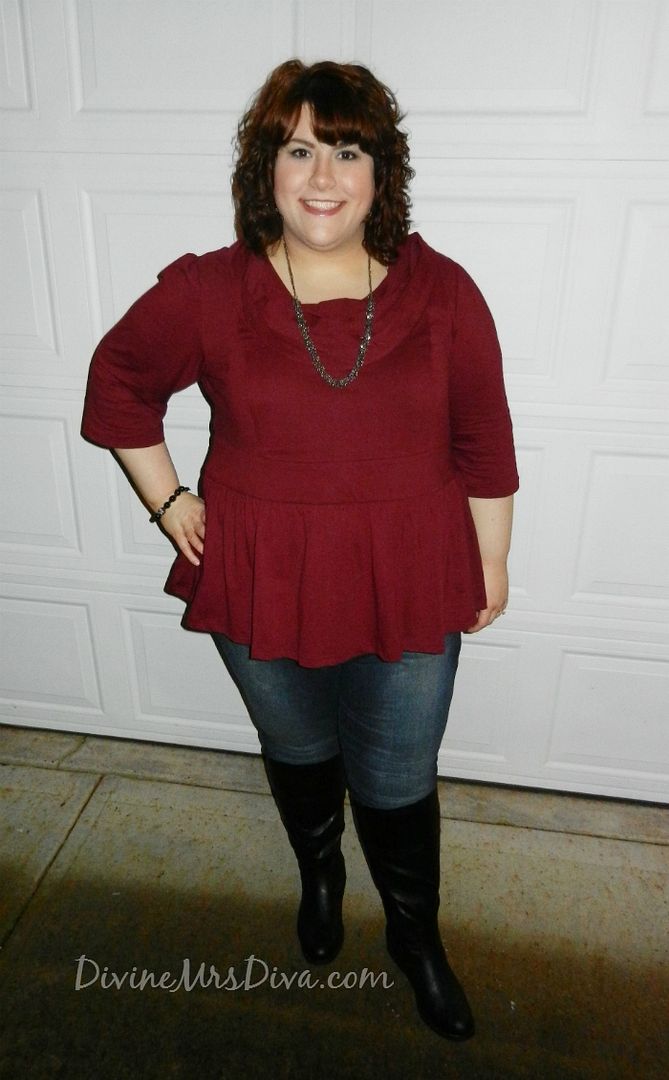 What I Wore Boots with Pep! Discourse of a Divine Diva {Plus Size